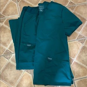 Cherokee Scrub Set - M, Hunter Green